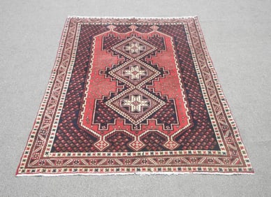 Semi Antique Persian Ghashghaei 4.9x6.9