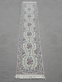 Handmade English Design Runner 2.6x12.0