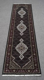 Handmade Tabriz Fish Design 2.6x10.1