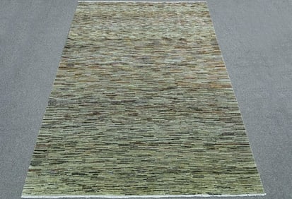Handmade Contemporary Indo 6.7x9.10