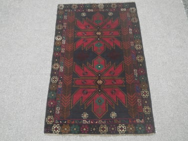 Handmade Persian Balouch 2.11x4.7