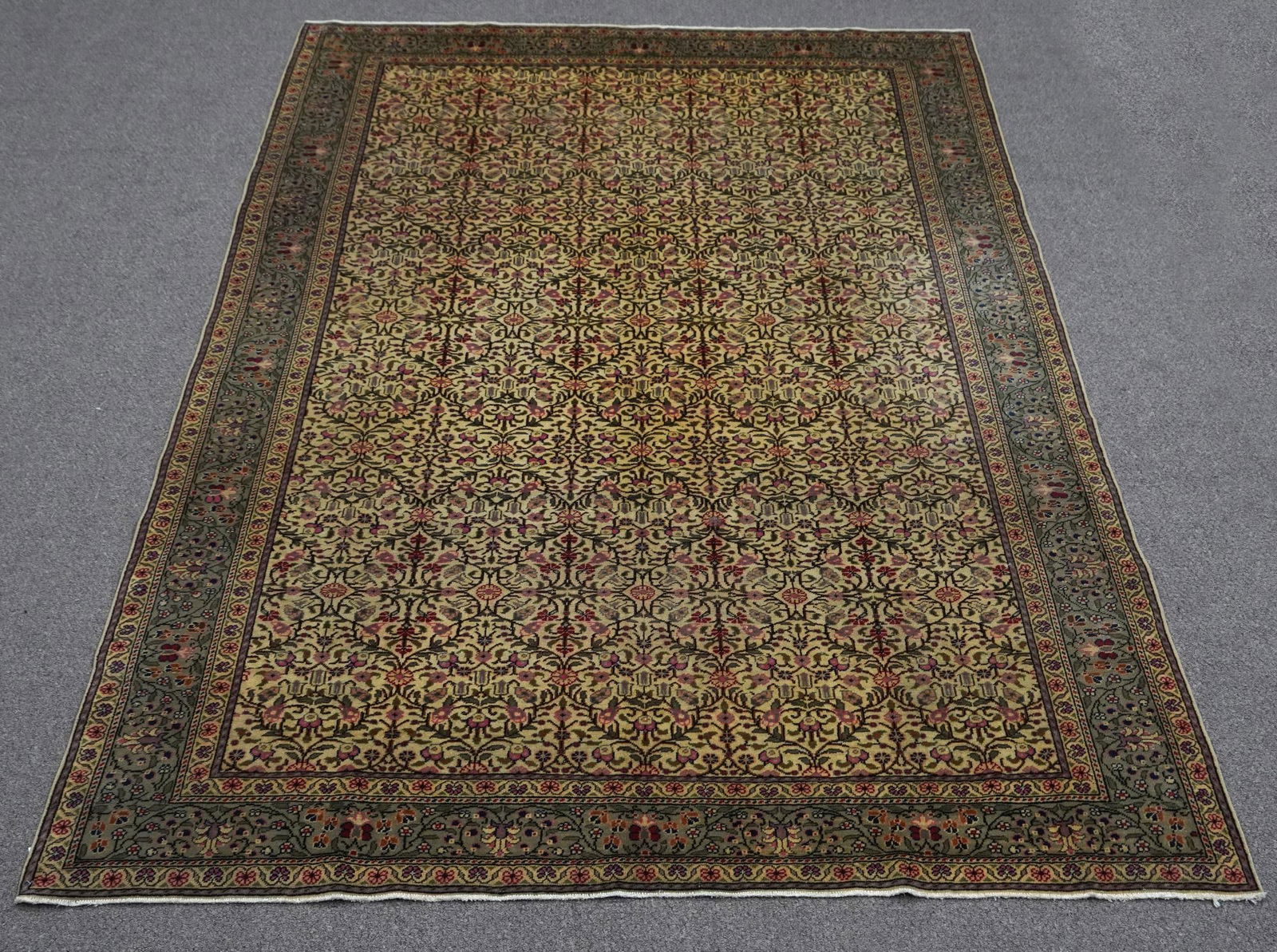 Handmade Turkish Kayseri 6.4x9.7