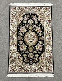 Handmade w/Silk Floral Design  3.0x5.0