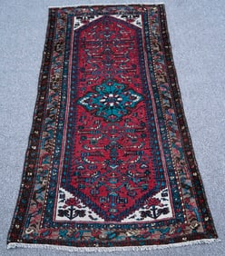 Handmade Persian Hamedan 6.3x3.5