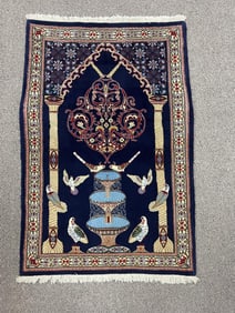 Hand Woven Persian Sarouk 2.9x4.0