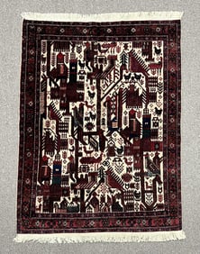 Handmade Persian Bakhtiari 4.0x6.0