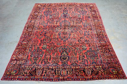 Antique Persian Sarouk 9.0x11.3