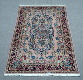 Handmade Persian Kerman 4.9x8.8