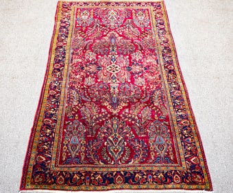 Antique Persian Sarouk 4.1x6.6