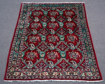 Handmade Persian Mahal 7.3x5.0