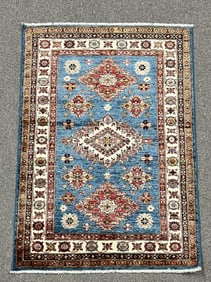 Handmade Kazak Design 3.3x5.0