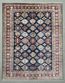 Stunning Handmade Kazak Design 9.10x13.1