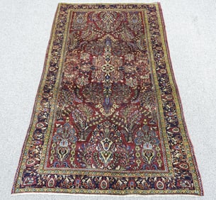Persian Antique Sarouk 4.1x6.6