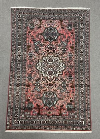 Handmade w/Silk Persian Ardebil 5.6x8.9