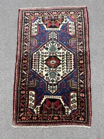 Hand Woven Persian Hamedan 2.8x4.3