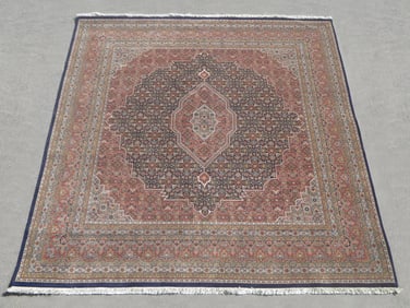 Detailed Square Persian Bidjar Design 8x8