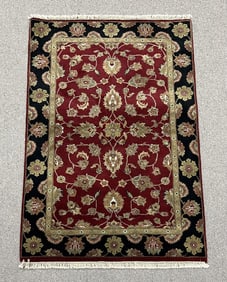 Handmade 4.1x6.0 Runner Rug