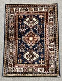 Handmade Kazak Design 3.5x5.0