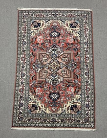 Handmade w/Silk Persian Ardebil 5.6x8.11