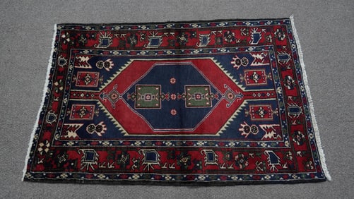 Handmade Persian Hamedan 3.2x4.8