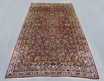 Semi Antique Persian Sarouk 10.11x17.5