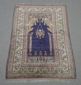 Handmade Silk Turkish 4.3x6.3