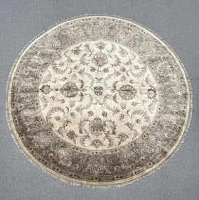 Handmade 9.1x9.1 Round Rug