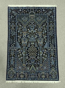 Hand Woven Persian Kashan 4.8x7.0