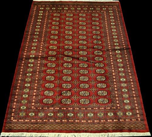 MAGNIFICENT SOFT PILE BOKHARA HAND WOVEN RUG (1 of 4)