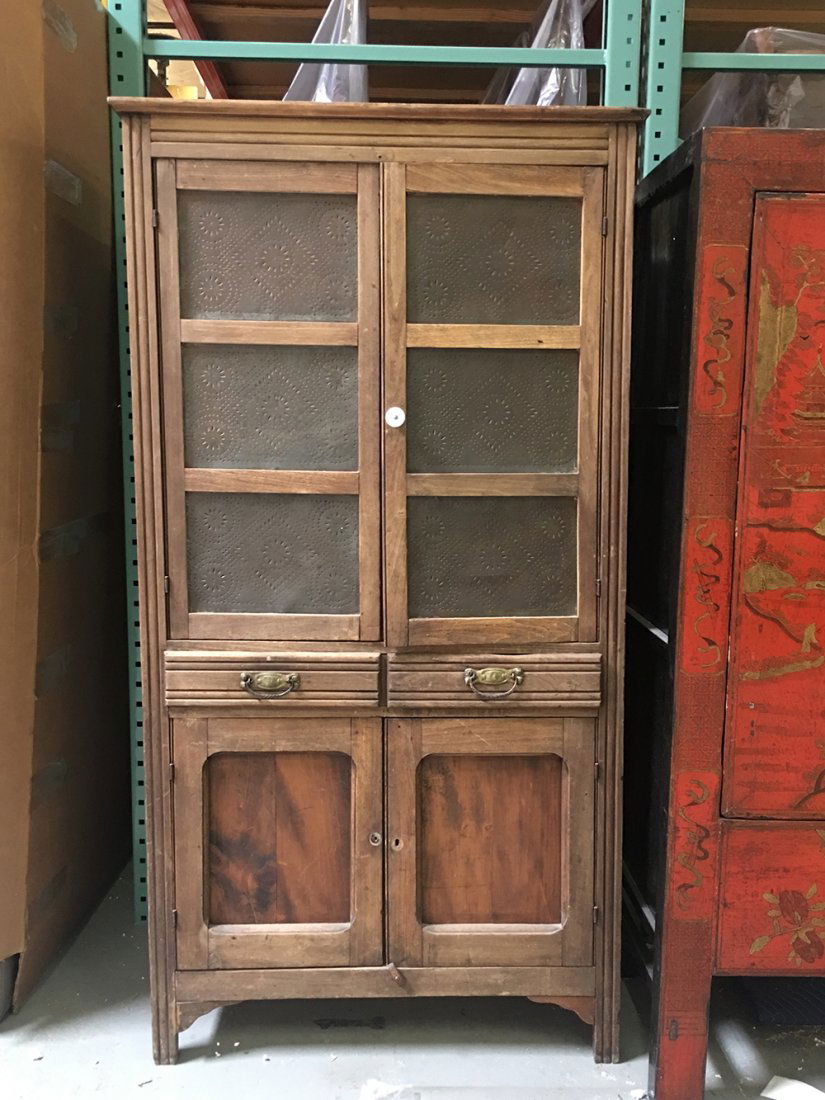 EARLY ANTIQUE TEXAS PIE SAFE