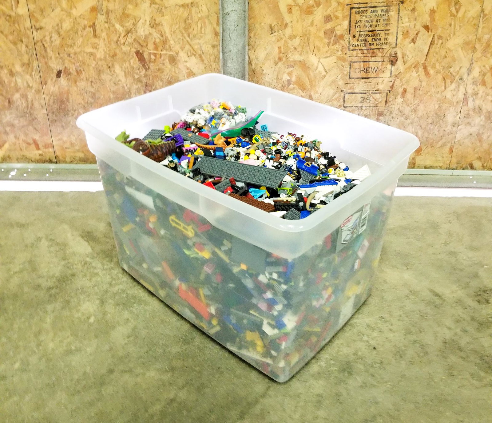 XL Tub of Assorted Lego Pieces, Figurines, and More: XL Tub of Assorted Lego Pieces, Figurines, and More Literature Brooks Auction is not responsible for outbids. Questions? Call the office at (856) 694-2960 or email us directly at info@brooks.auction. 