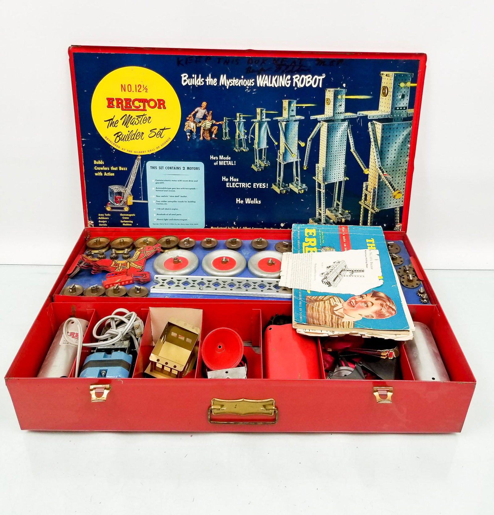 Vintage Erector Set: Vintage Erector Set Literature Brooks Auction is not responsible for outbids. Questions? Call the office at (856) 694-2960 or email us directly at info@brooks.auction. • Please read descriptions
