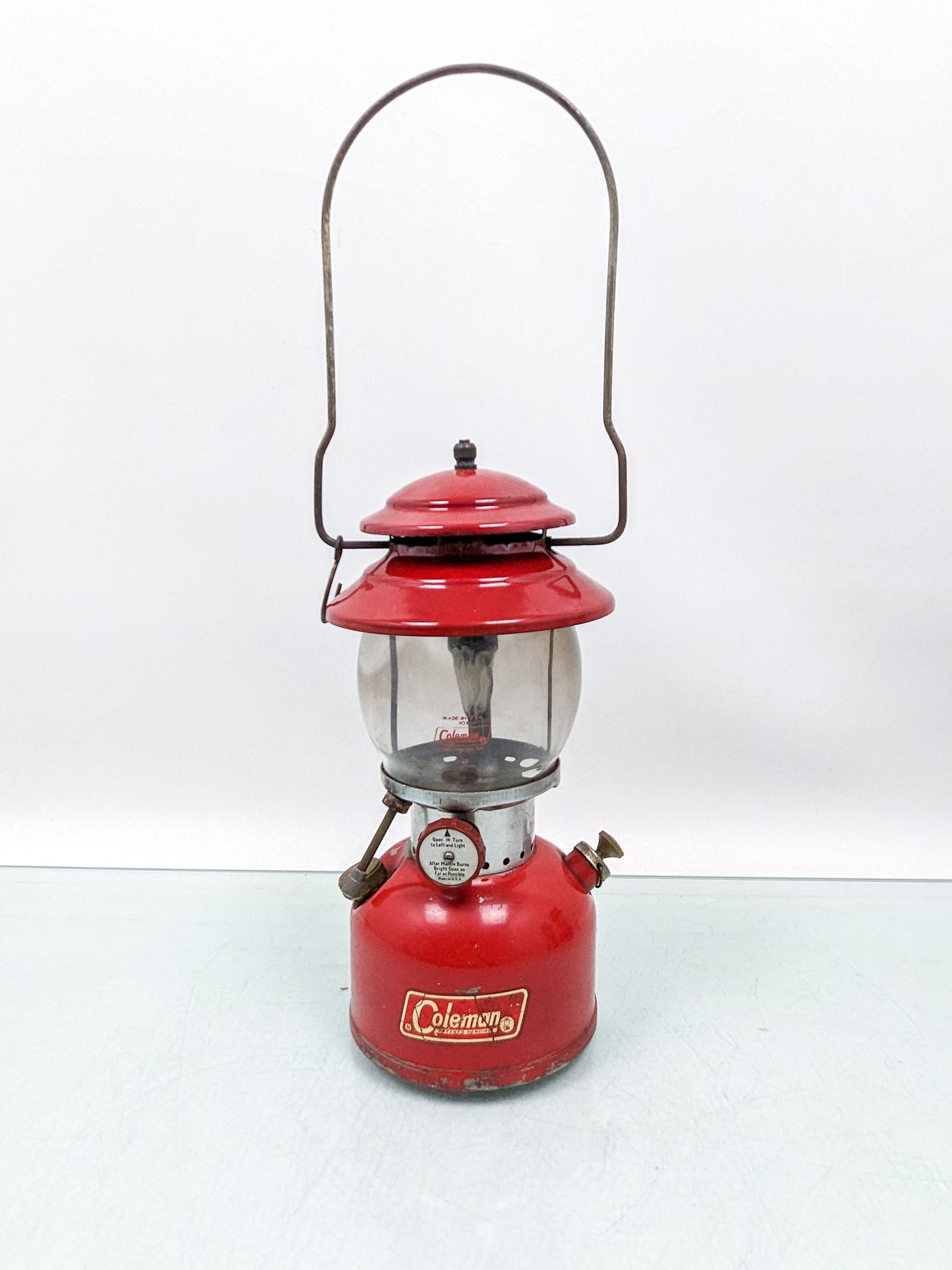 Vintage Coleman Camping Lantern, Model 200a, 1960 Auction