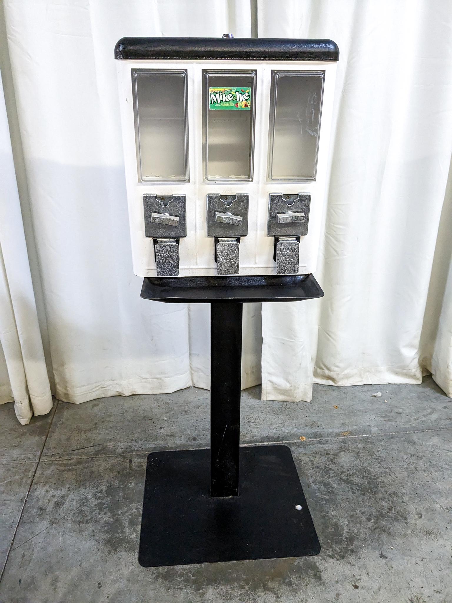 3-Head $.25 Bulk Candy Dispenser (1 of 2)