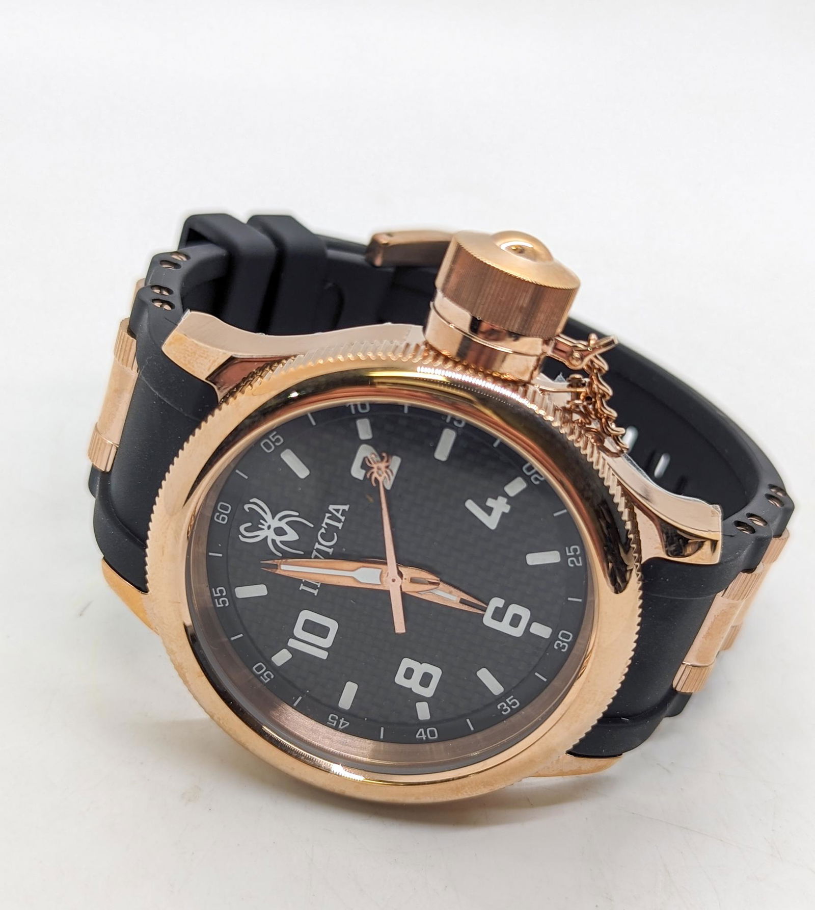 Invicta Russian Diver 1959 Men's Watch: Invicta Russian Diver 1959 model 17948, Swiss Quartz movement Literature Brooks Auction is not responsible for outbids. Questions? Call the office at (856) 694-2960 or email us directly at info@brook