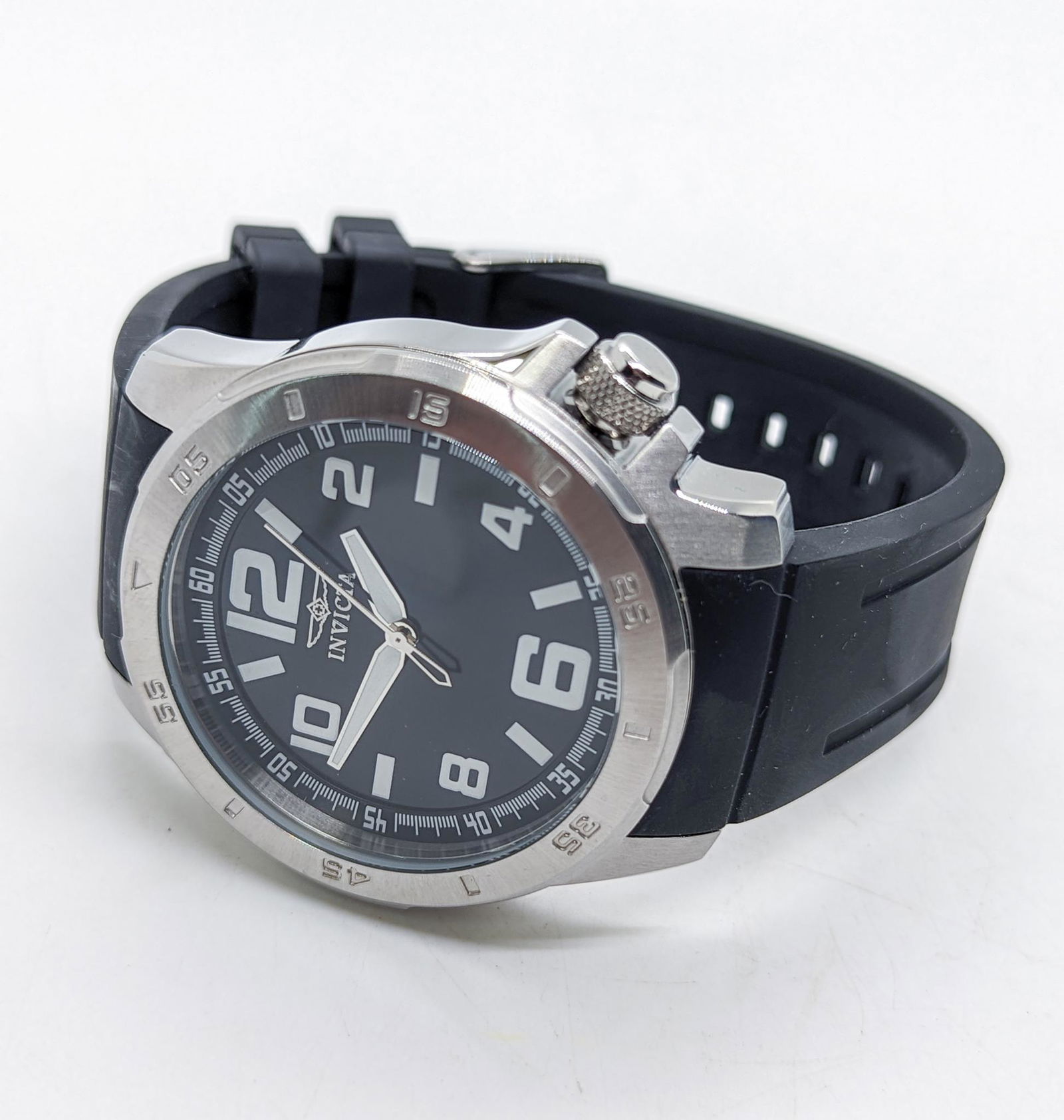 Invicta Specialty Making History Collection Men's Watch: Invicta Specialty Making History Collection Men's Watch, model 1902, Swiss Quartz movement Literature Brooks Auction is not responsible for outbids. Questions? Call the office at (856) 694-2960 or em