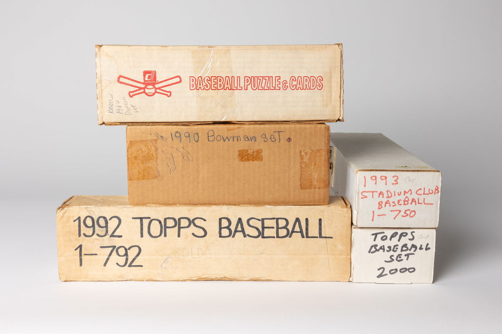 Five Complete Baseball Collectible Card Sets (1 of 5)