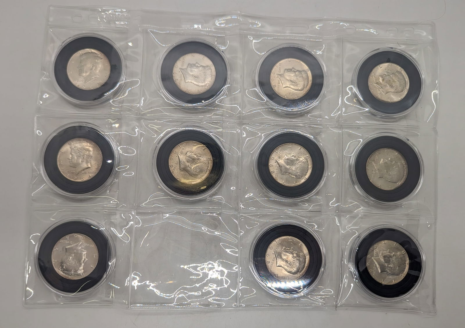 11 Kennedy Half Dollars (1 of 2)