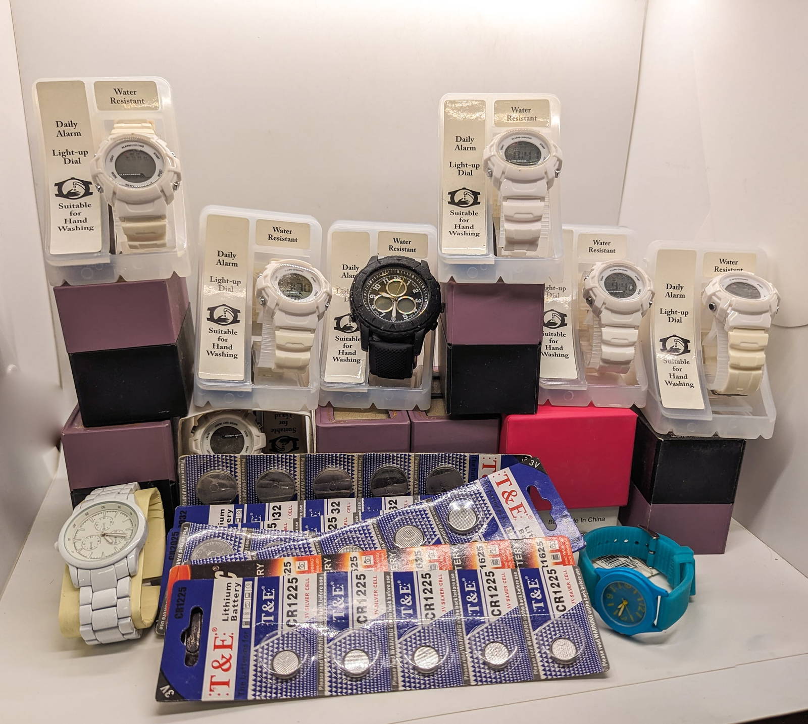 Novelty Watches + Lithium Batteries Auction
