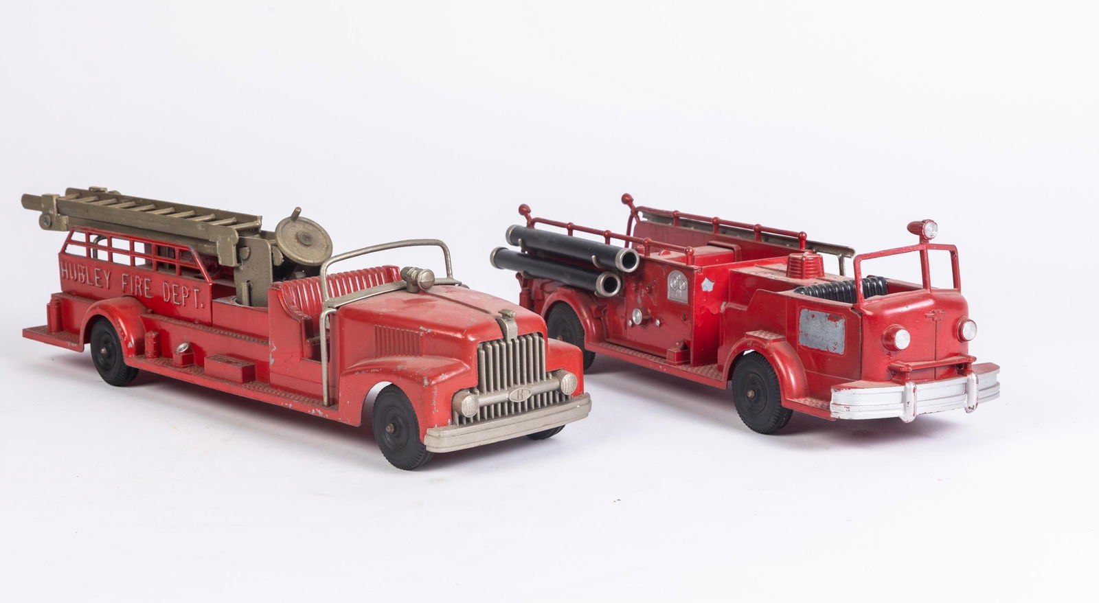 ミニカー Hubley toys truck&trailer 2 Vintage Hubley Trucks Generator & Fire