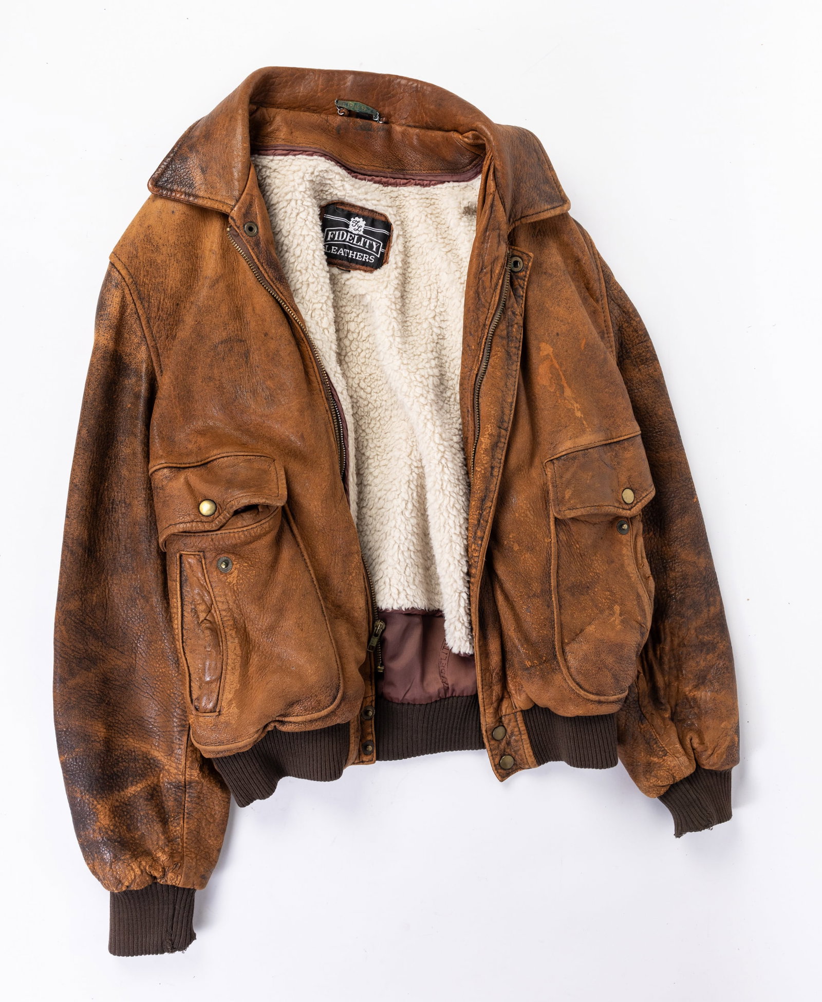 Vintage Mens Leather Bomber Jacket, by Fidelity Leathers (1 of 3)