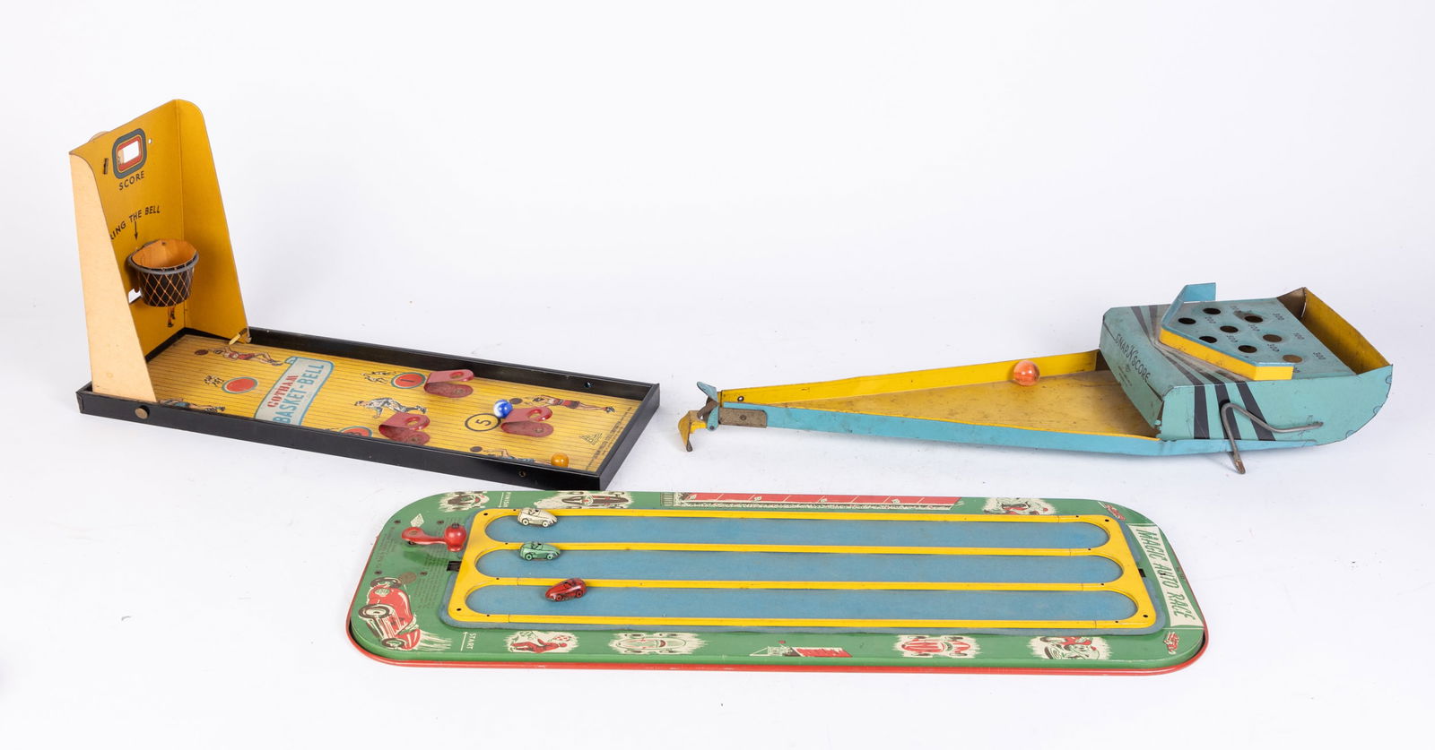 Three Vintage Litho Tin Playsets (1 of 7)