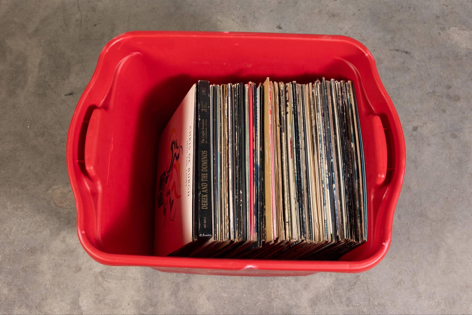 Lot Of Vinyl Records Auction