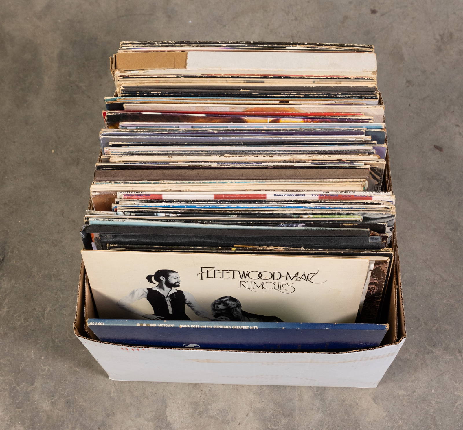 Lot Of Vinyl Records Auction