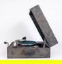 Antique Victrola Portable Phonograph Record Player Suitcase
