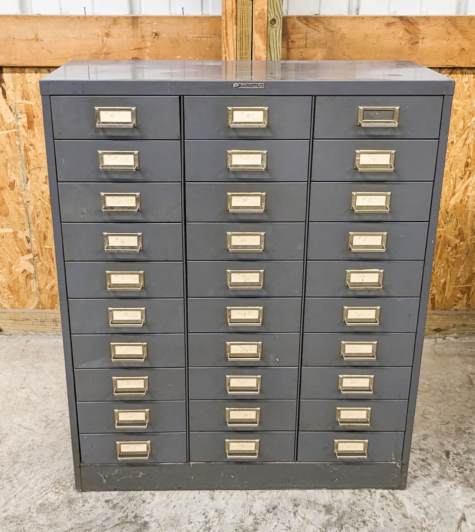 Steelmaster Industrial Steel 30 Drawer Storage Chest Cabinet