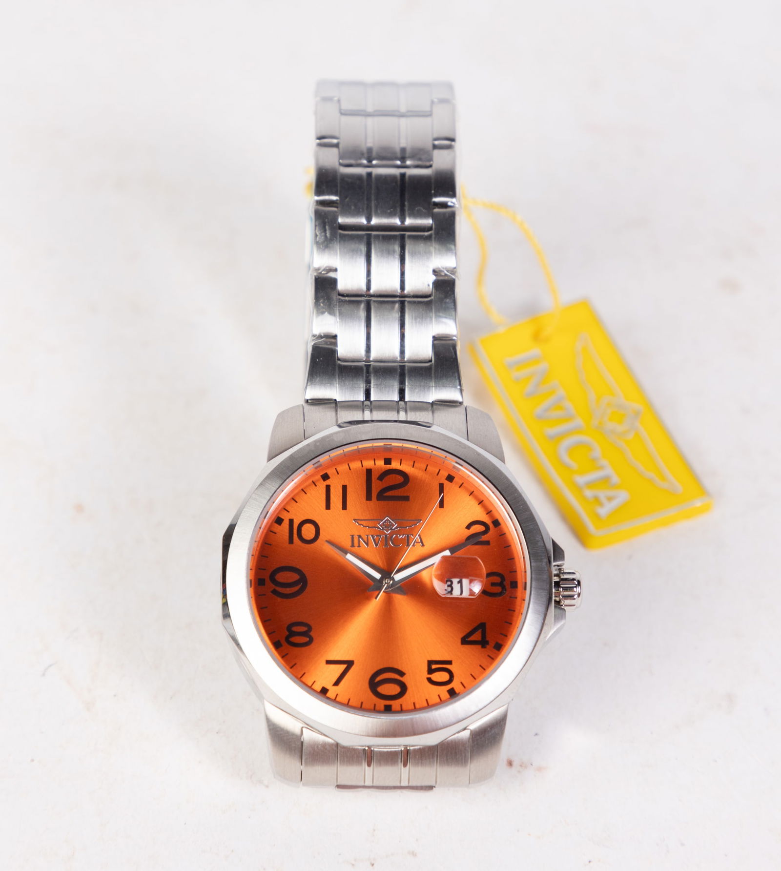 Invicta Specialty Men's Watch: Invicta Specialty Men's Watch, model #6862, stainless steel, Japan Quartz movement, 100m water resistance Size 6" x 6" x 6" Literature Brooks Auction is not responsible for outbids. Questions? Call