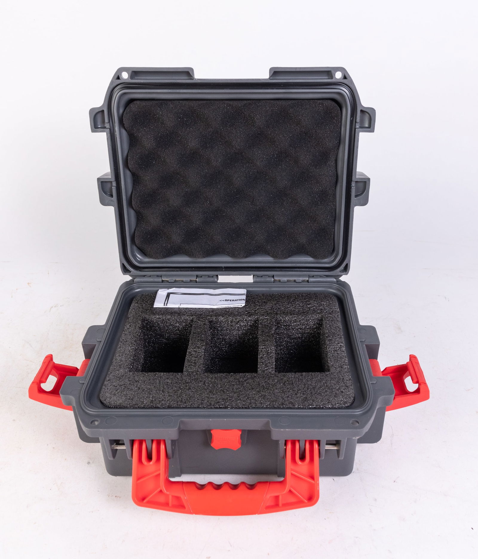 Grey and Red Invicta Watch Case: Grey and Red Invicta Watch Case, holds three watches Size 10" x 12" x 6" Literature Brooks Auction is not responsible for outbids. Questions? Call the office at (856) 694-2960 or email us directly a