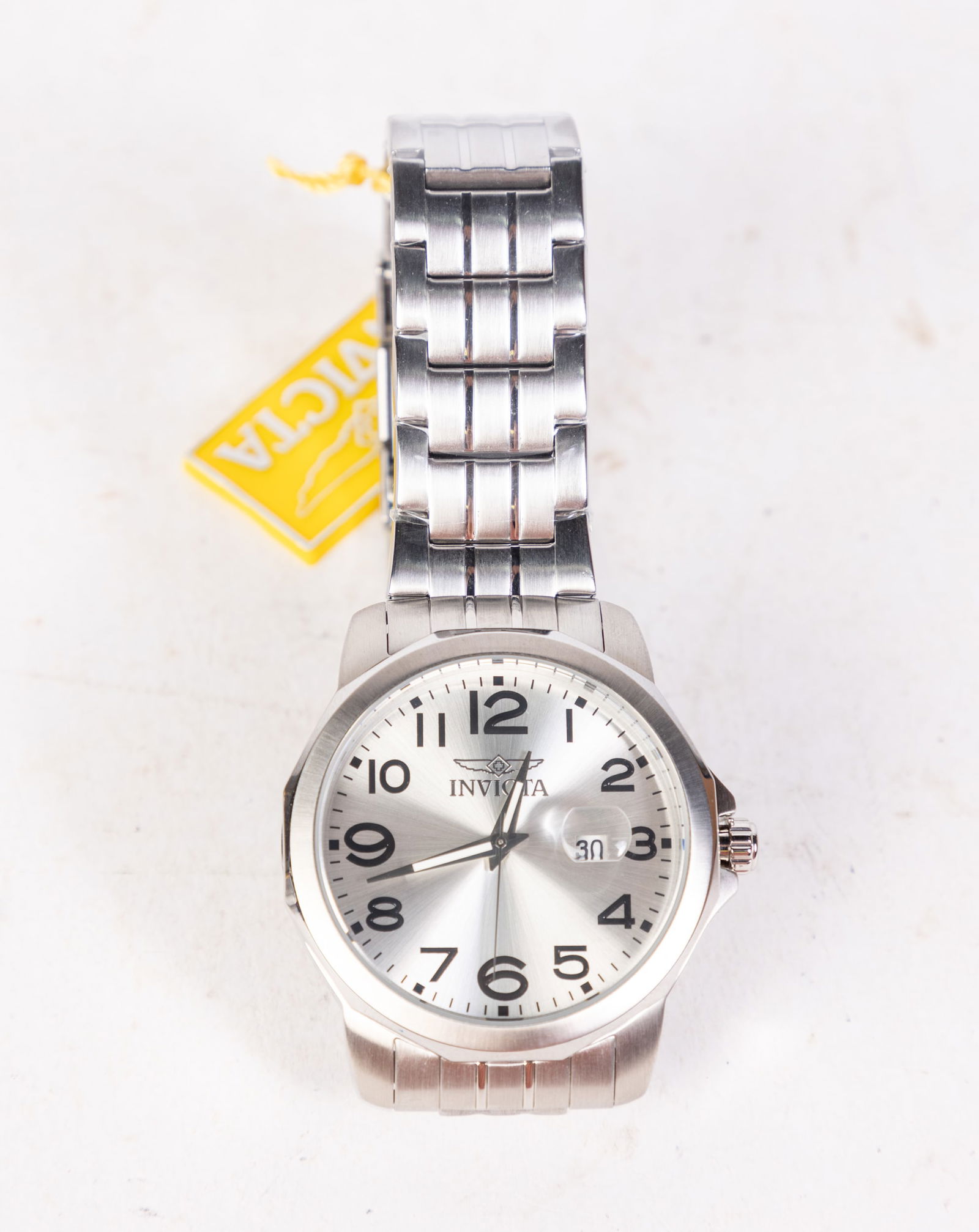 Invicta Specialty Men's Watch: Invicta Specialty Men's Watch, model #5773, stainless steel, Japan Quartz Movement, 100m water resistance Size 6" x 6" x 6" Literature Brooks Auction is not responsible for outbids. Questions? Call