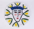 Kosta Boda Ulrica Hydman Vallien Romeo Platter Face Plate